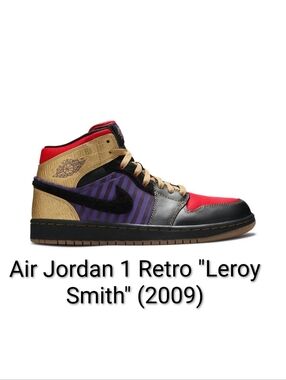 Air Jordan 1 Retro "Leroy Smith" (2009) Mens 12 EUC W/OG BOX
